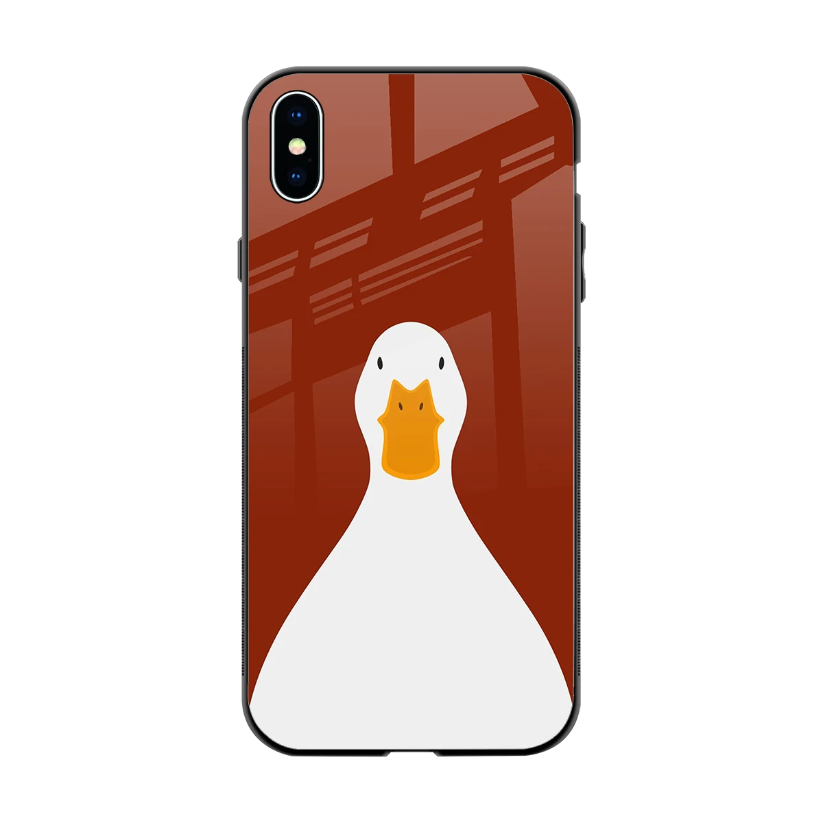 Boring Goose back phone cover | glass case for iphone xs max