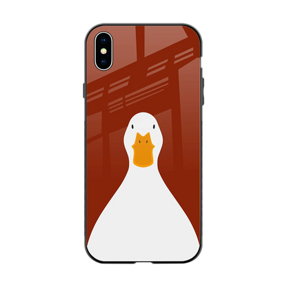 Boring Goose back phone cover | glass case for iphone xs max
