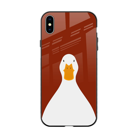 Boring Goose back phone cover | glass case for iphone xs max