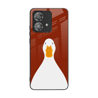 Boring Goose back phone cover | glass case for motorola edge 40 neo 5g