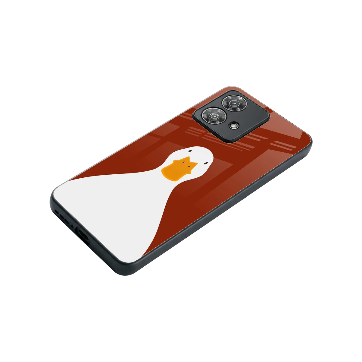 Boring Goose stylish phone case for motorola edge 40 neo 5g | glossy glass and slim fit