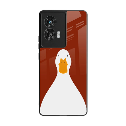 Boring Goose back phone cover | glass case for motorola edge 50 fusion