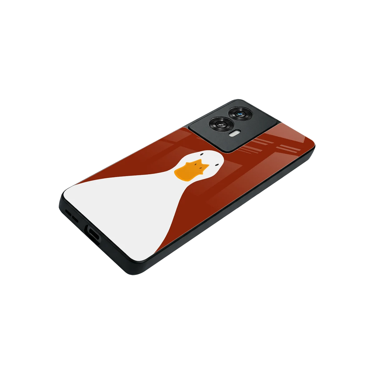 Boring Goose stylish phone case for motorola edge 50 fusion | glossy glass and slim fit