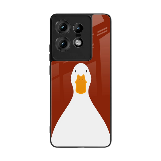 Boring Goose back phone cover | glass case for motorola edge 50 pro