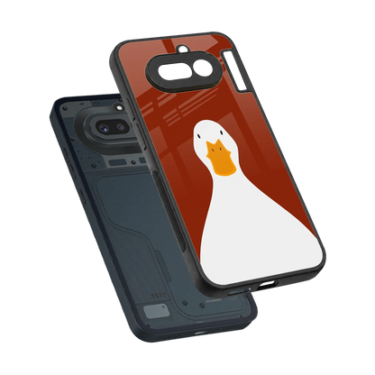 Boring Goose sleek nothing phone 4a cover with tempered glass back and TPU edges