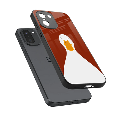 Boring Goose sleek oneplus 15r cover with tempered glass back and TPU edges