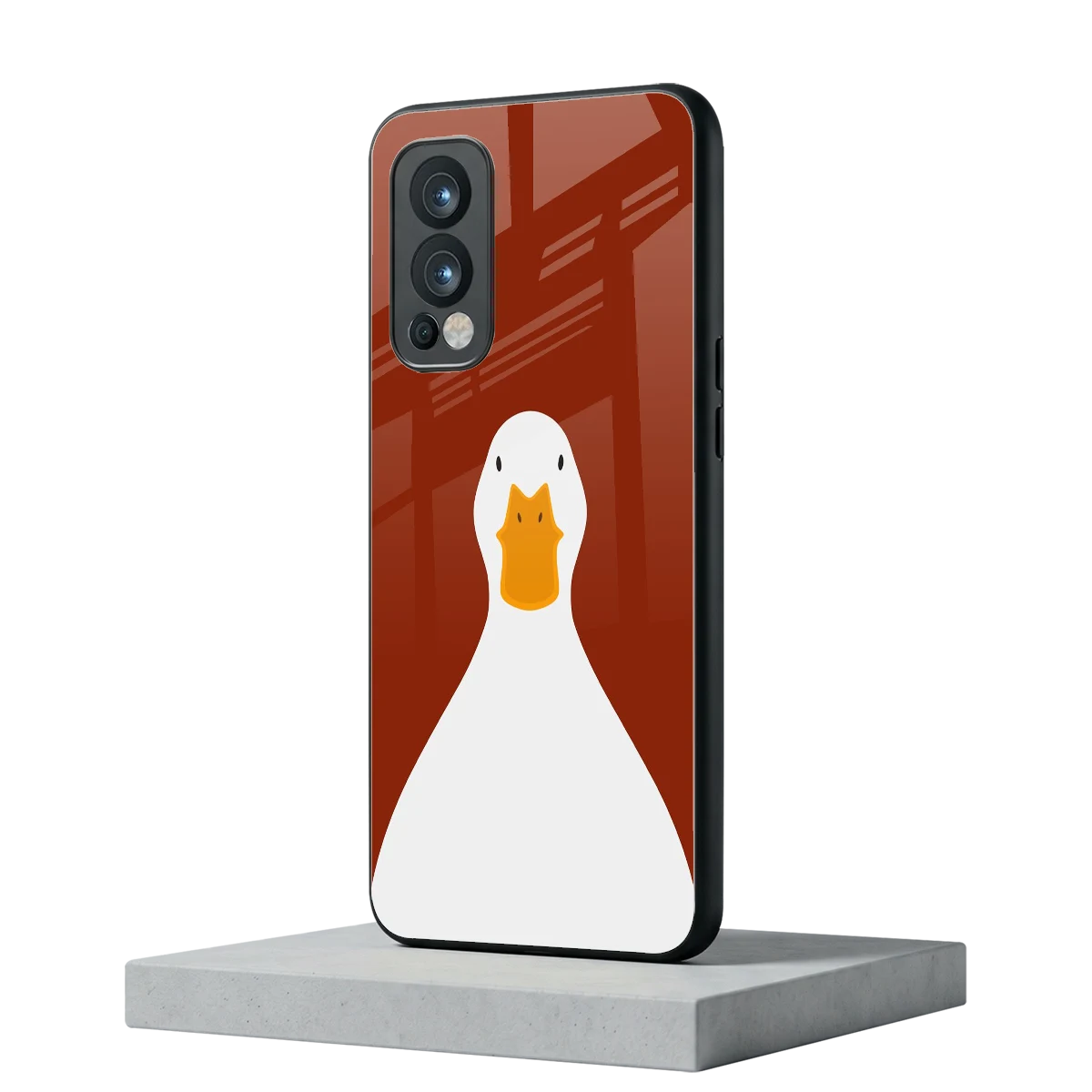Boring Goose oneplus nord 2 mobile cover | shockproof glass phone case
