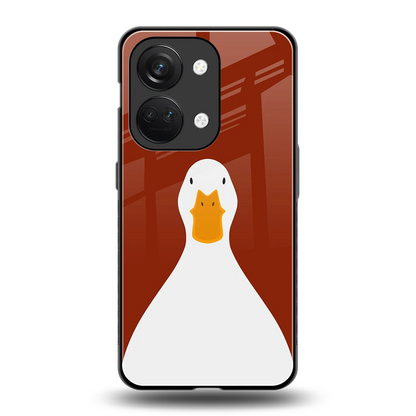Boring Goose back phone cover | glass case for oneplus nord 3
