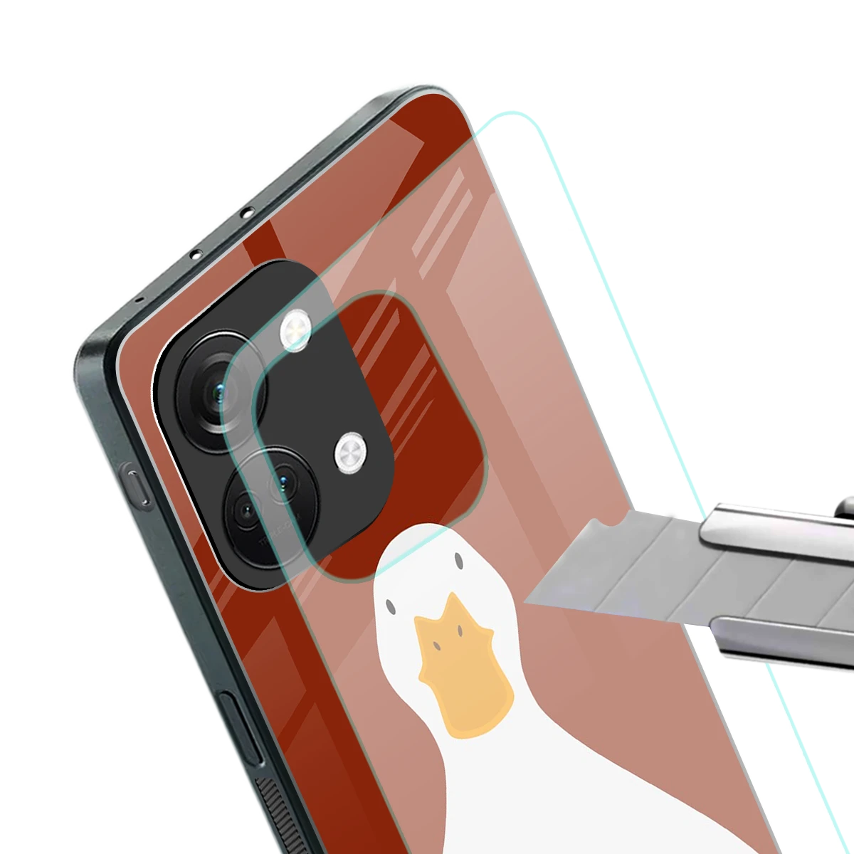 Boring Goose stylish phone case for oneplus nord 3 | glossy glass and slim fit
