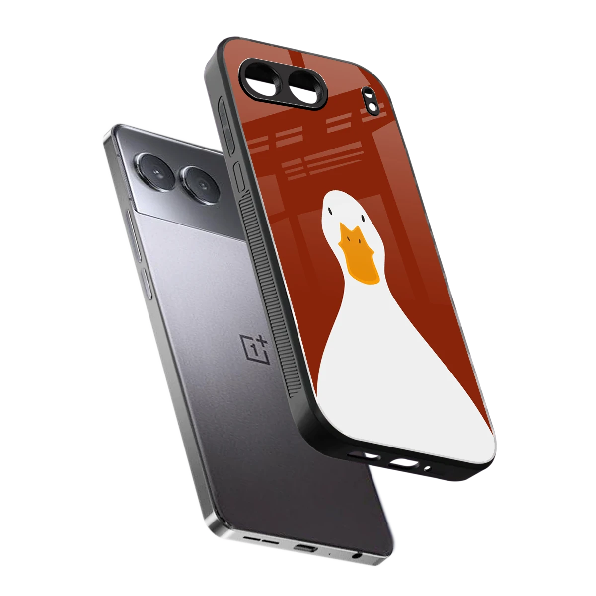 Boring Goose sleek oneplus nord 4 cover with tempered glass back and TPU edges
