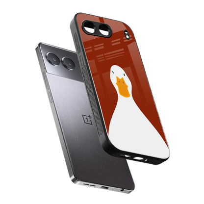 Boring Goose sleek oneplus nord 4 cover with tempered glass back and TPU edges