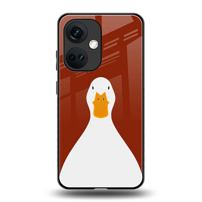 Boring Goose back phone cover | glass case for oneplus nord ce 3
