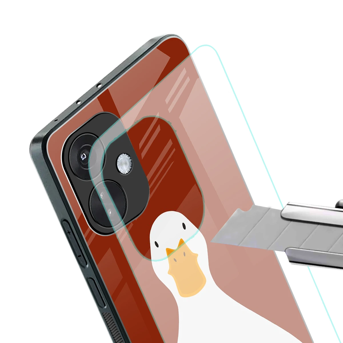 Boring Goose stylish phone case for oneplus nord ce 3 | glossy glass and slim fit