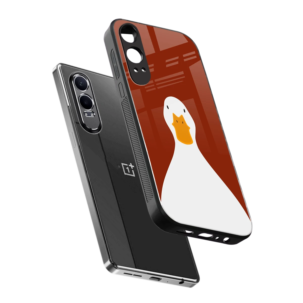 Boring Goose sleek oneplus nord ce 4 lite cover with tempered glass back and TPU edges