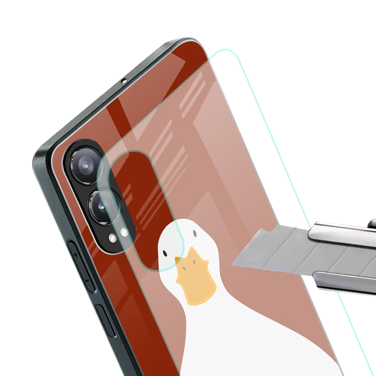 Boring Goose stylish phone case for oneplus nord ce 4 lite | glossy glass and slim fit