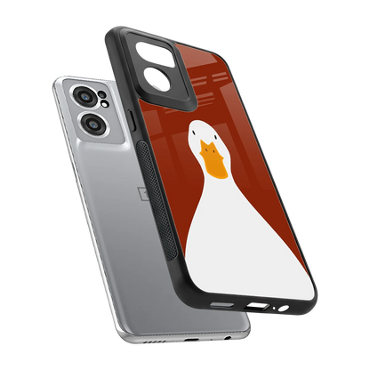 Boring Goose sleek oneplus nord ce 2 cover with tempered glass back and TPU edges