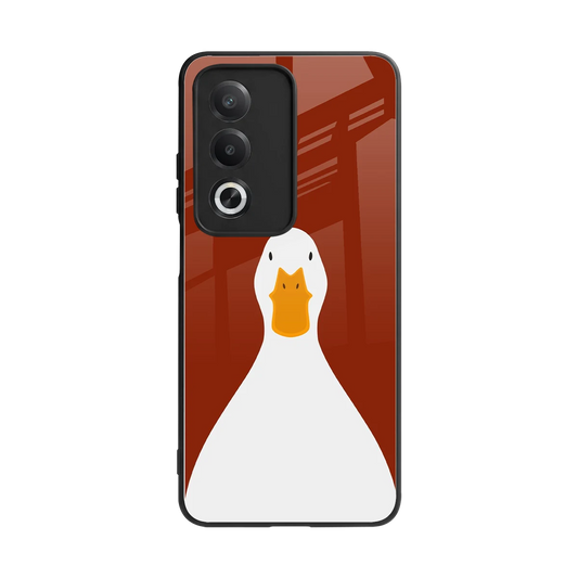 Boring Goose back phone cover | glass case for oppo a3 pro