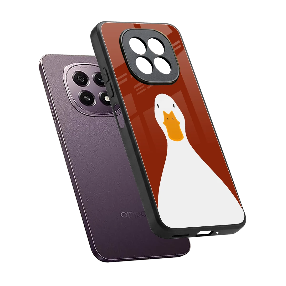 Boring Goose sleek oppo f29 5g cover with tempered glass back and TPU edges