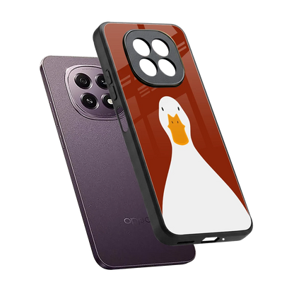 Boring Goose sleek oppo f29 5g cover with tempered glass back and TPU edges