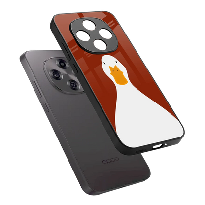 Boring Goose sleek oppo f31 pro 5g cover with tempered glass back and TPU edges