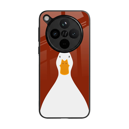 Boring Goose back phone cover | glass case for oppo find x8