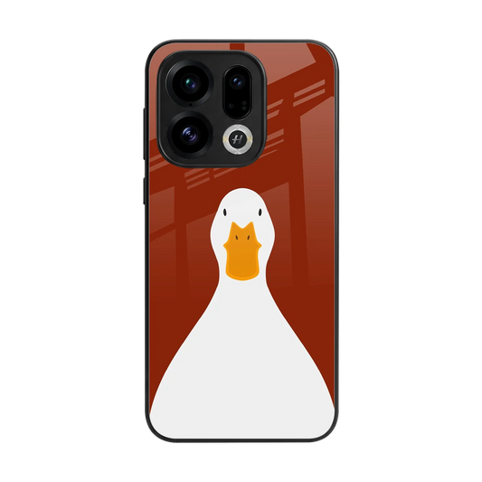 Boring Goose back phone cover | glass case for oppo find x9
