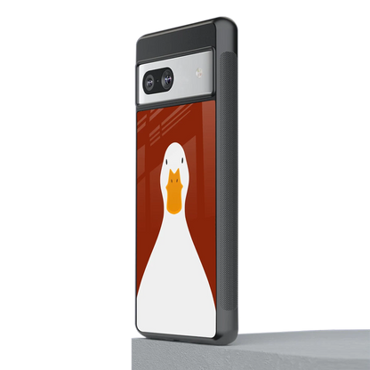 Boring Goose stylish phone case for google pixel 7a | glossy glass and slim fit