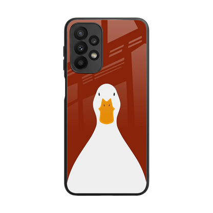 Boring Goose back phone cover | glass case for samsung galaxy a23