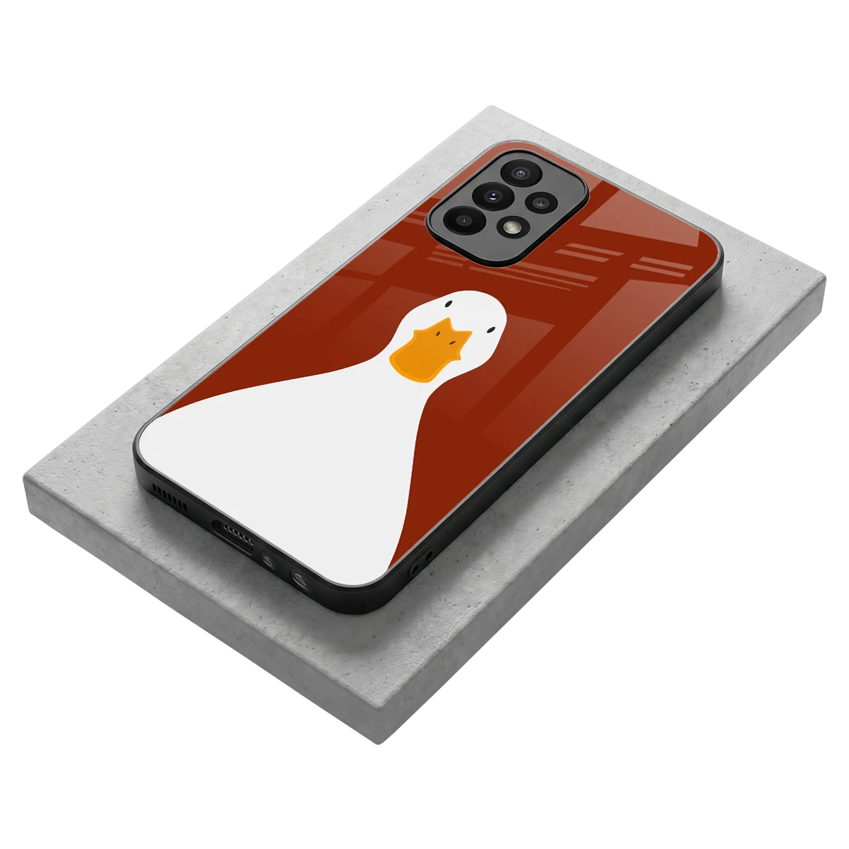 Boring Goose stylish phone case for samsung galaxy a23 | glossy glass and slim fit
