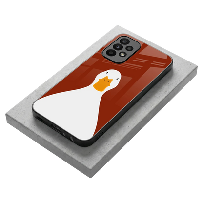 Boring Goose stylish phone case for samsung galaxy a23 | glossy glass and slim fit