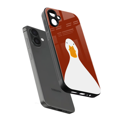 Boring Goose sleek samsung galaxy a06 5g cover with tempered glass back and TPU edges