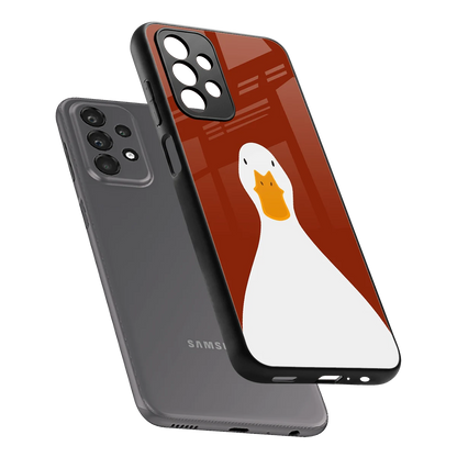 Boring Goose sleek samsung galaxy a23 cover with tempered glass back and TPU edges