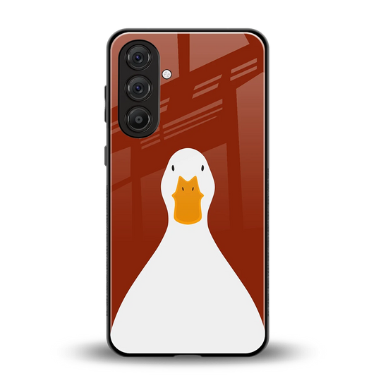 Boring Goose back phone cover | glass case for samsung galaxy m35 5g