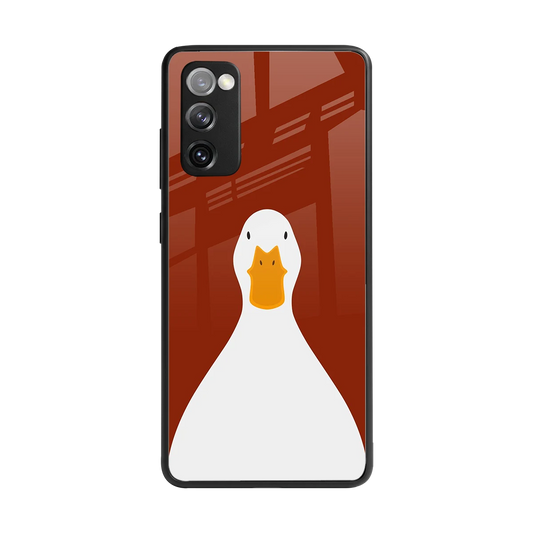 Boring Goose back phone cover | glass case for samsung galaxy s20 fe