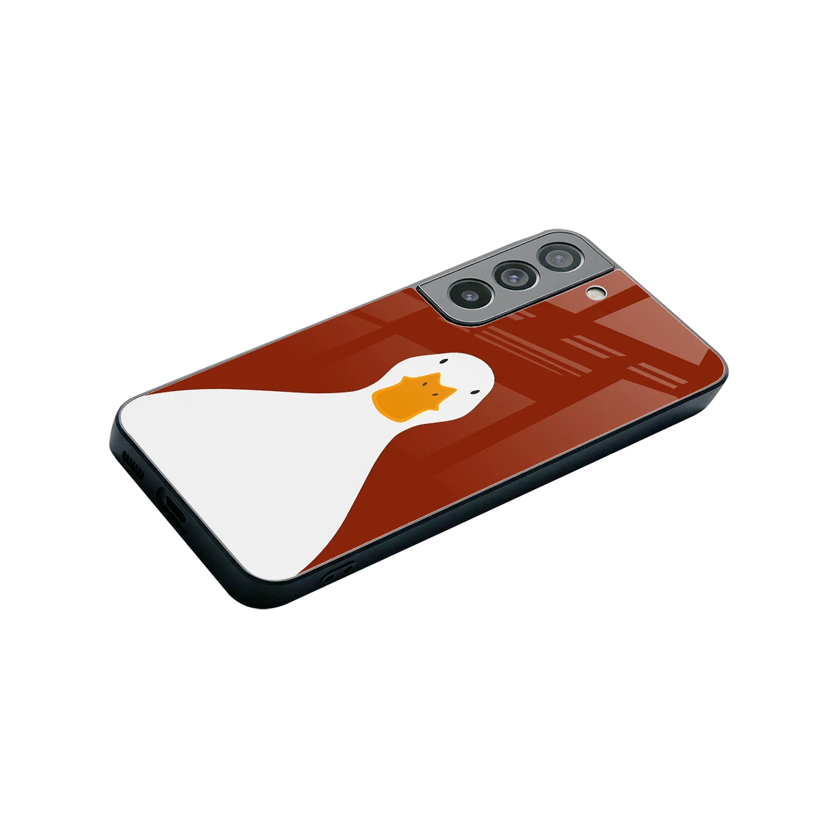 Boring Goose stylish phone case for samsung galaxy s22 | glossy glass and slim fit