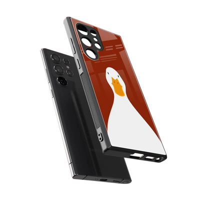 Boring Goose sleek samsung galaxy s23 ultra cover with tempered glass back and TPU edges