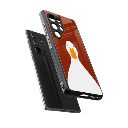 Boring Goose sleek samsung galaxy s25 ultra cover with tempered glass back and TPU edges