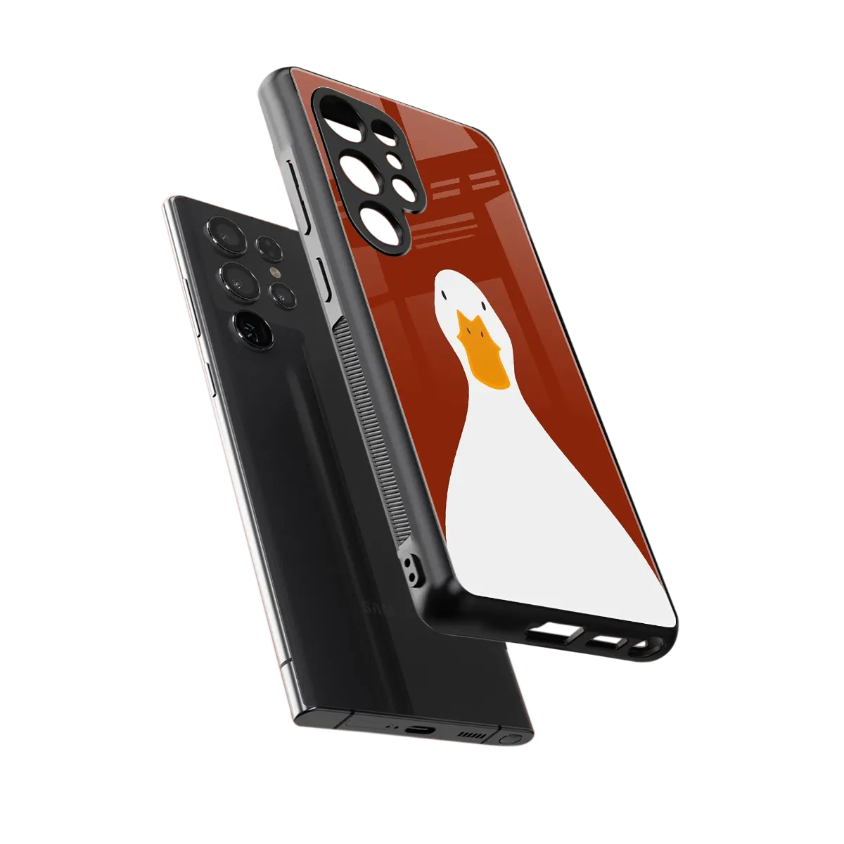Boring Goose sleek samsung galaxy s26 ultra cover with tempered glass back and TPU edges