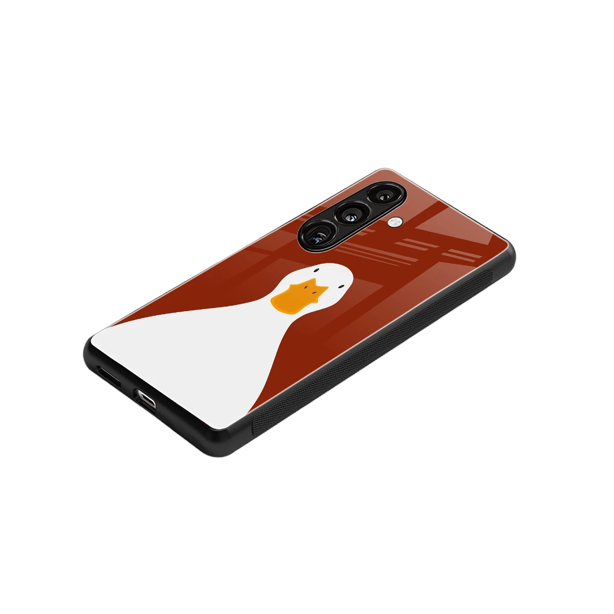 Boring Goose stylish phone case for samsung galaxy s24 | glossy glass and slim fit