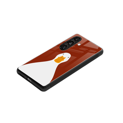 Boring Goose stylish phone case for samsung galaxy s24 | glossy glass and slim fit