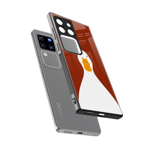 Boring Goose sleekvivo v30 pro cover with tempered glass back and TPU edges