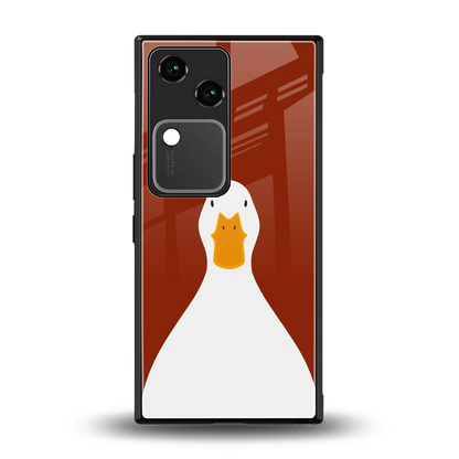 Boring Goose back phone cover | glass case for vivo v30