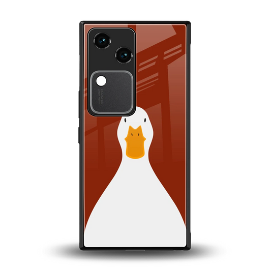 Boring Goose back phone cover | glass case for vivo v30