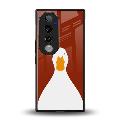 Boring Goose back phone cover | glass case for vivo v40 pro