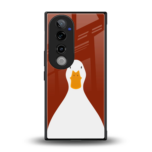 Boring Goose back phone cover | glass case for vivo v40 pro