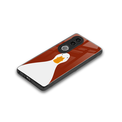 Boring Goose stylish phone case for vivo v50 | glossy glass and slim fit