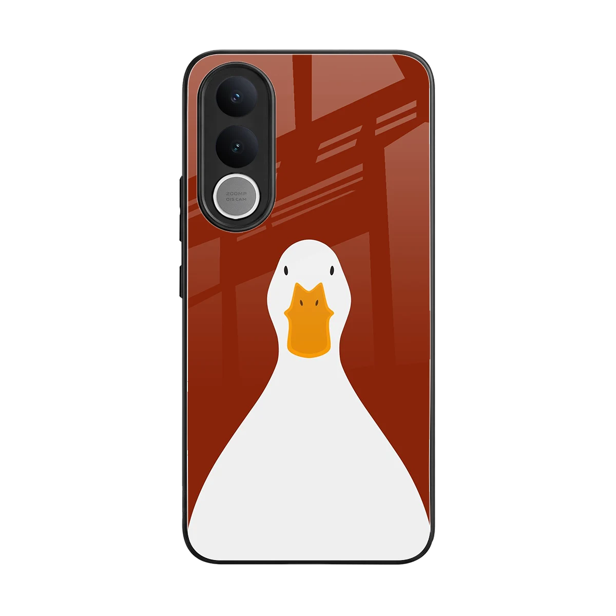 Boring Goose back phone cover | glass case for vivo v70 fe