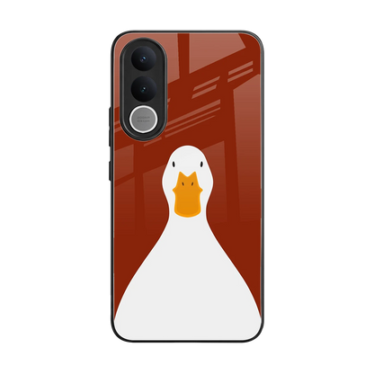 Boring Goose back phone cover | glass case for vivo v70 fe
