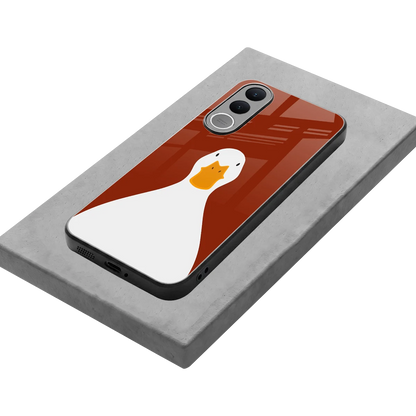 Boring Goose stylish phone case for vivo v70 fe | glossy glass and slim fit