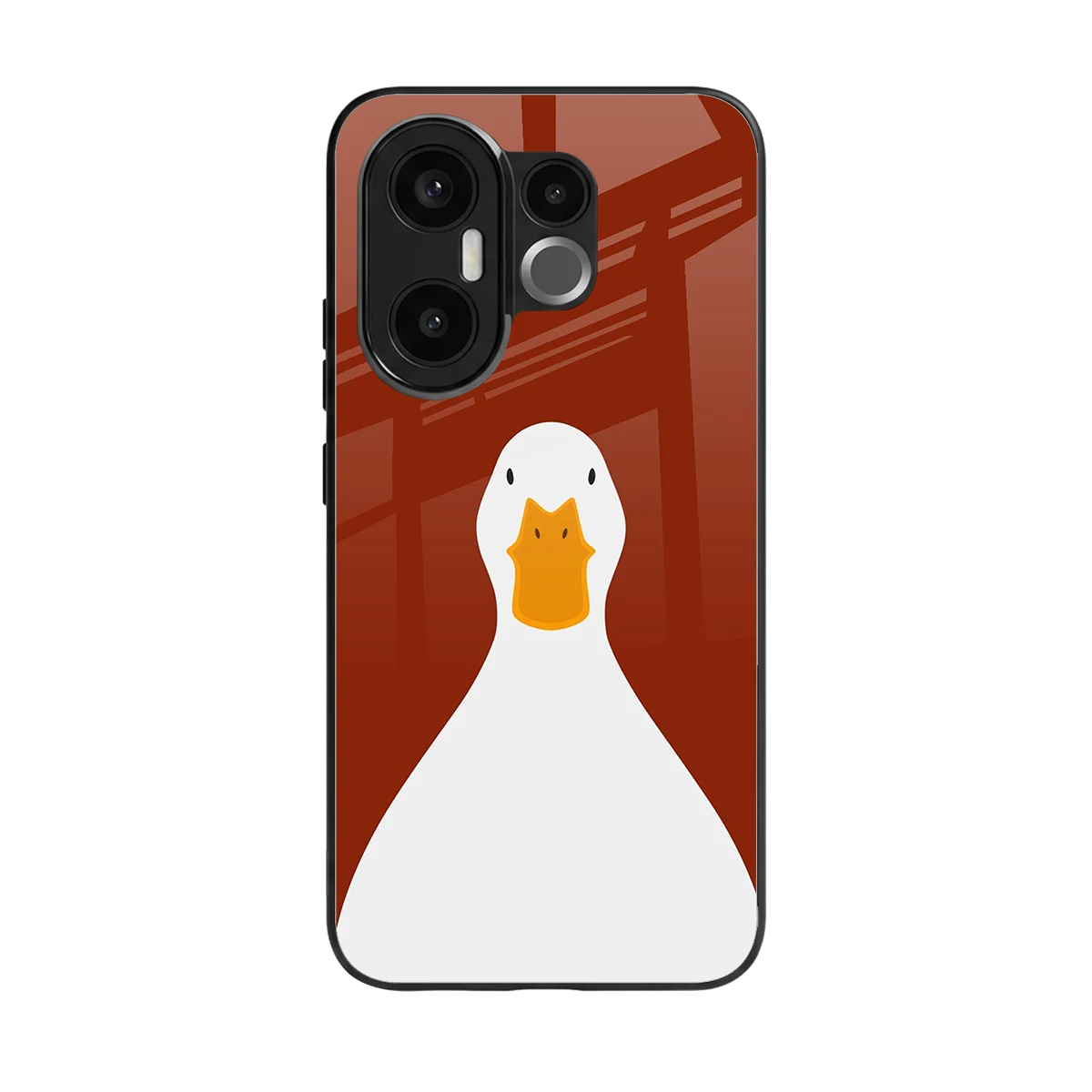 Boring Goose back phone cover | glass case for vivo x200 fe